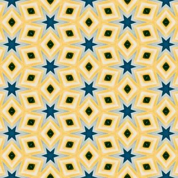 Radial-Rhombus Modern Geometric Pattern | Vector2025-017dvm Иллюстрация
