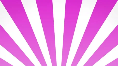 Radial rising sun burst loop geometric motion background white pink Video stock 61768017