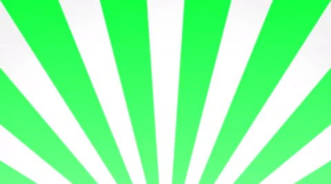 Radial rising sun burst loop geometric motion background white green Stockbeeldmateriaal 61768076