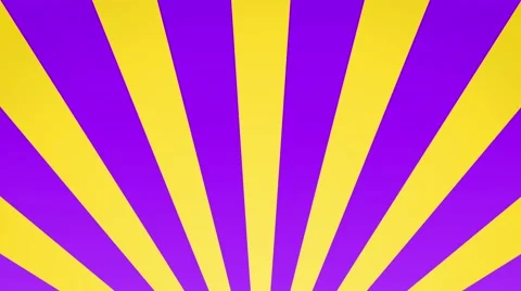 Radial rising sun burst loop geometric motion background purple and yellow Stock Footage 61768225