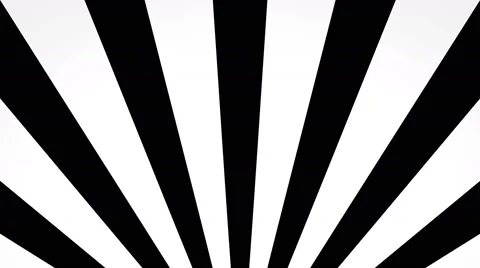Radial rising sun burst loop geometric motion background black and white Stock Footage 61769336
