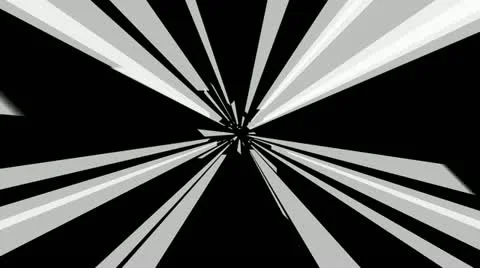 Radial shape tunnel with alpha Stock Footage 22009568