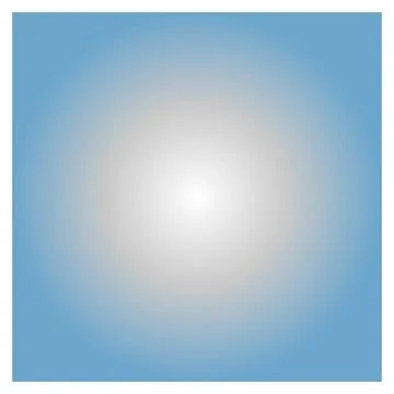Radial Soft White Light Gray Cool Blue Radiance Stock Illustration