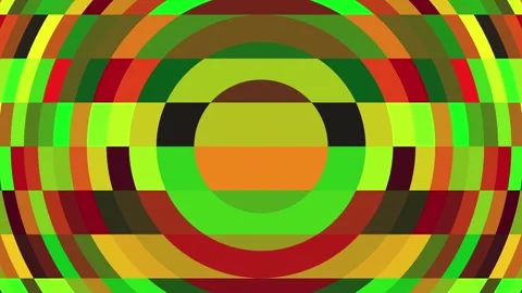 Radial Solid Color Interchanging From Center Heading Outward I Stock Footage 247762054