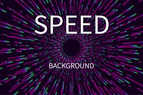 Radial space explosion Illustrazione stock