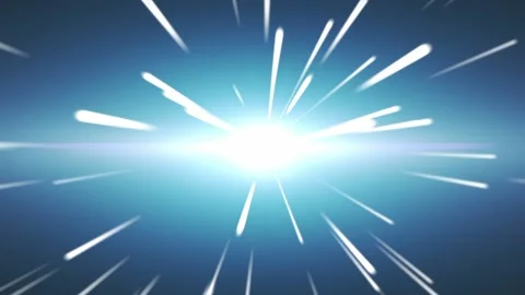 Radial speed line space background Stock Footage 160551968