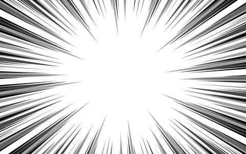 Radial speed lines background. Comic explosion lines wallpaper. Abstract bl.. Illustrazione stock