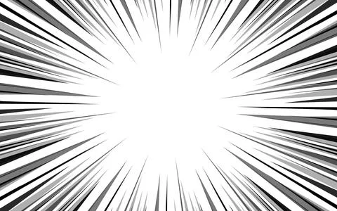 Radial speed lines background. Comic explosion lines wallpaper. Abstract bl.. Illustrazione stock