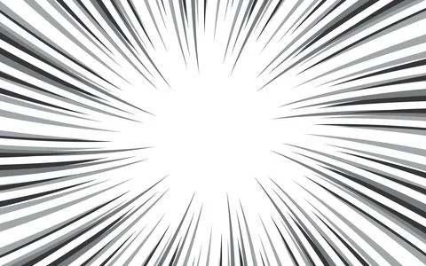 Radial speed lines background. Comic explosion lines wallpaper. 스톡 일러스트