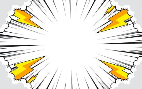 Radial speed lines background. Comic explosion lines wallpaper. Abstract bl.. Illustrazione stock