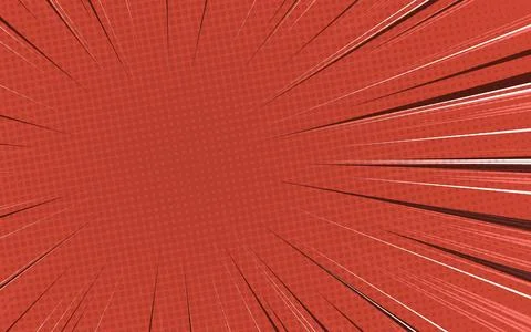 Radial speed lines for comic books. Explosion background.Vector illustration. Illustrazione stock