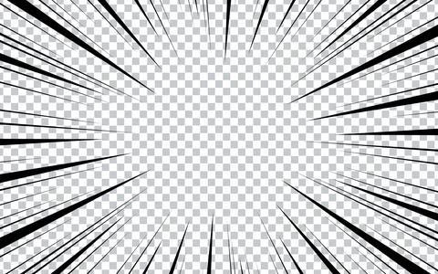 Radial Speed ??Lines Comic. Graphic Explosion with Speed ??Lines. Comic Boo.. Stock Illustration