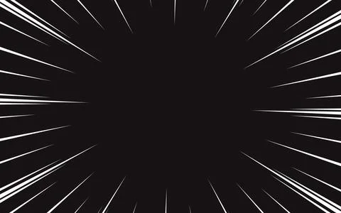 Radial Speed Lines manga comic. 스톡 일러스트