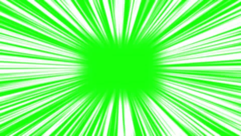 Radial square anime speed lines on green screen background seamless loop 스톡 동영상 337609198
