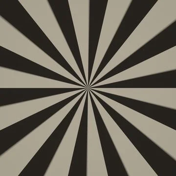 Radial sunbeams pattern in vintage retro style Stock Illustration