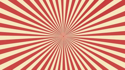 A radial sunburst pattern featuring alternating red and cream-colored trian.. Stock Footage 346733521