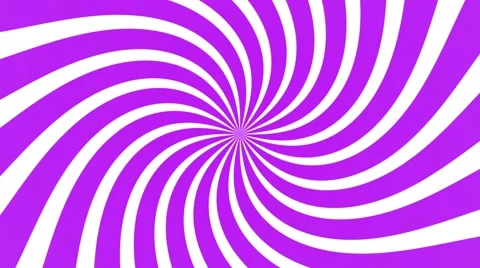 Radial swirl rising sun vortex motion background loop purple and white Stock Footage 64181925