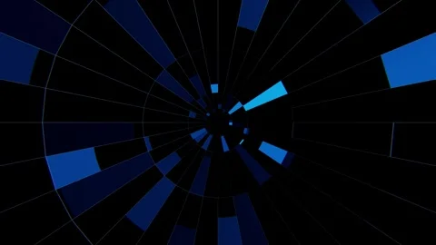 Radial symmetric grid background in motion loop animated 스톡 동영상 330403763