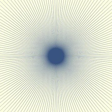 Radial thin lines burst element. Starburst, sunburst, flash shape. Sparkle, t Illustrazione stock