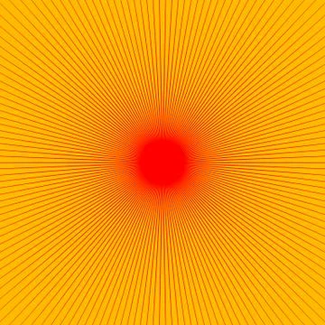 Radial thin lines burst element. Starburst, sunburst, flash shape. Sparkle, t Stock Illustration