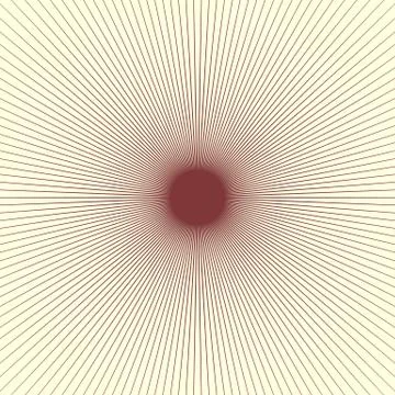 Radial thin lines burst element. Starburst, sunburst, flash shape. Sparkle, t Illustrazione stock