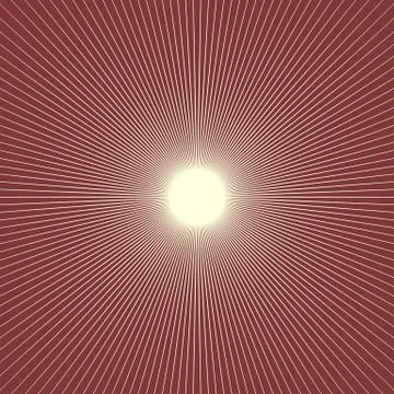 Radial thin lines burst element. Starburst, sunburst, flash shape. Sparkle, t Illustrazione stock
