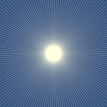 Radial thin lines burst element. Starburst, sunburst, flash shape. Sparkle, t Stock Illustration