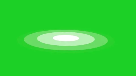 Radial waves  on green background. Stock Footage 227513964