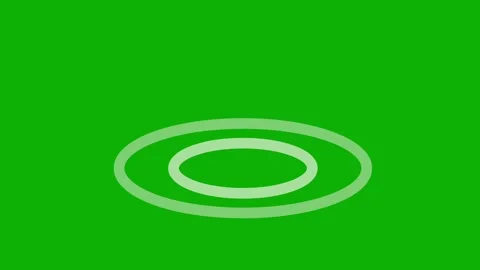 Radial waves motion graphics with green screen background. Stock Footage 228436719