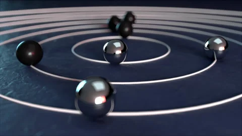 Radial way spheres Stock Footage 148276250