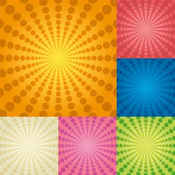 Radial_circles Stock Illustration
