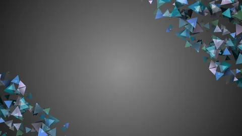 The radiance of the pyramids.Particles blue dust abstract light motion titles Stock Footage 86794773