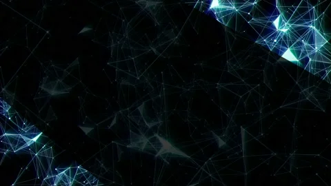 Radiance of structures. Place for text. 4K visualized video of an abstract Stock Footage 92883438