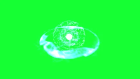 Radiant Aqua Ring with Clear Epicenter - Green Screen Water Ripple Effect Stock Footage 264630872