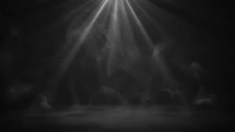 Radiant beams of light piercing through deep shadows Stock Footage 333091849