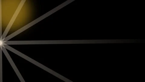 Radiant beams piercing through the darkness of space 库存影片 335255888