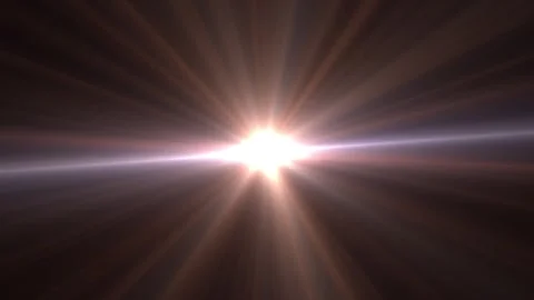 Radiant burst dominates the dark frame Stock Footage 345449211