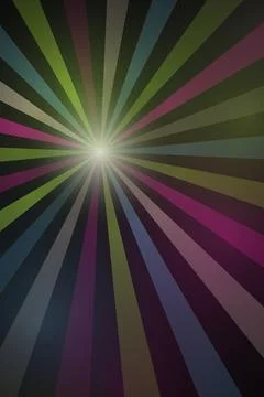 Radiant Burst Effect Stock Photos