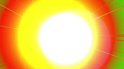 Radiant Burst of Light Exploding from a Central Point Stock Footage 303447810