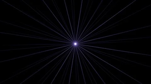 Radiant Burst of Light Exploding from a Central Point Illustrazione stock