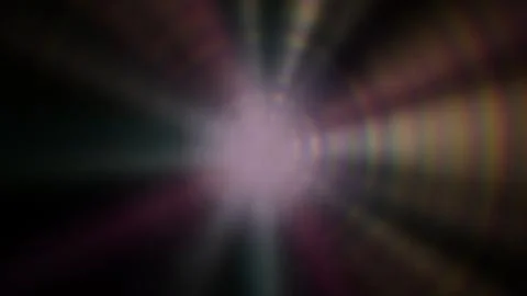 Radiant burst of light pulses from central core Stock Illustration