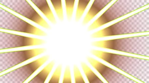 Radiant Burst of Light Rays Radiating from a Central Point Illustrazione stock