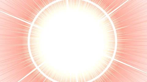 Radiant Burst of Light in a Soft Pink Background Stock Illustration