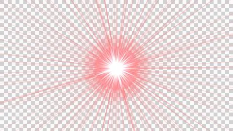 Radiant Burst of Pink Light Rays on Black Background 스톡 일러스트