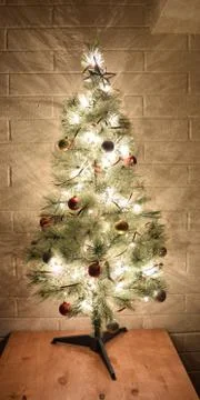 Radiant Christmas Tree Stock Photos