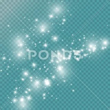 Radiant dust. Stock Illustration