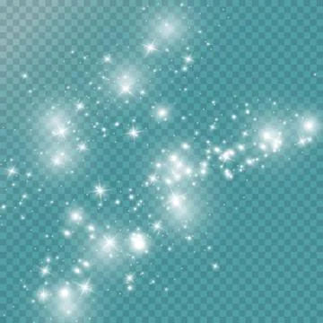 Radiant dust. Stock Illustration