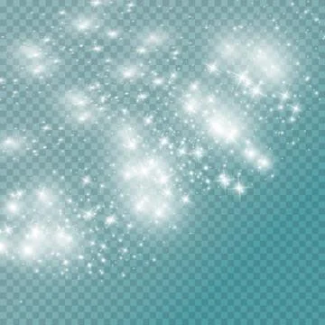 Radiant dust. Stock Illustration