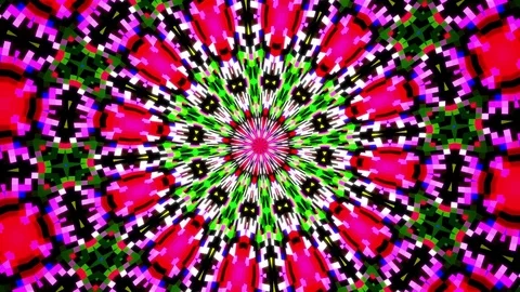 Radiant flower, ethnic pattern, loop Stock-Footage 79358010