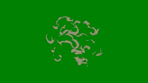 A radiant glowing fluid transition effect on green screen ideal Stock Footage 301386584